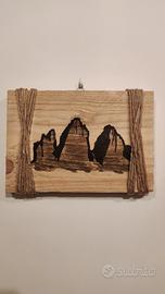 Quadretto tre cime di Lavaredo dolomiti