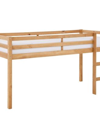 Letto una piazza in legno Ikea due altezze