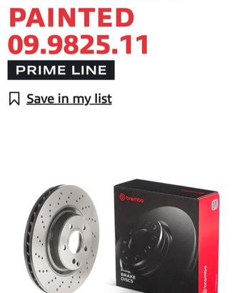 Dischi freno Brembo per Mercedes