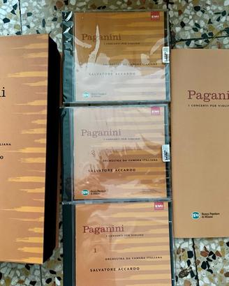 Paganini - Concerti Violino S. Accardo box 3 CD