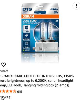 Coppia lampade xenon Osram xenarc D1S