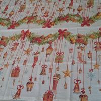 Tovaglia Natalizia in lino Tessitura Toscane teler