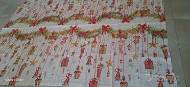 Tovaglia Natalizia in lino Tessitura Toscane teler