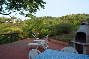 ISOLA ELBA, Bagnaia, grande giardin. p.auto AGOSTO