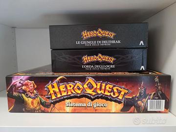 Hasbro Gioco Avalon Hill HeroQuest con espansioni