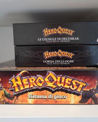 Hasbro Gioco Avalon Hill HeroQuest con espansioni