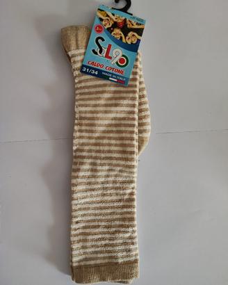 Sal 90 calzini per bambini a righe tg 31-34 cotone
