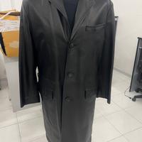 Giubbotto lungo in vera pelle da uomo