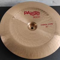 Piatto Paiste 3000 China Type 16" anni 90 raro top