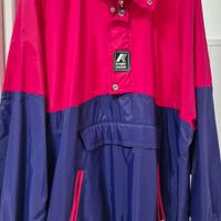 Giacca antipioggia vintage K-WAY 2000 colorblock 