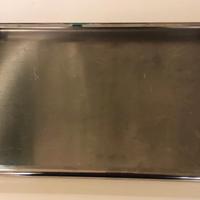 Vassoio Alessi in acciaio vintage 