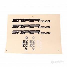 Foglio kit adesivi per Kymco Sniper DD