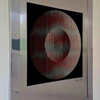 Anni '70 - Serigrafia A Colori / Arte Cinetica Su 