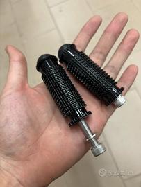 Coppia poggiapiedi moto universale