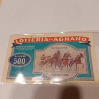 biglietto lotteria di Agnano 1963