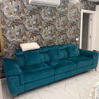 Divano in cammoscio lavabile nuovo