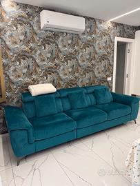 Divano in cammoscio lavabile nuovo