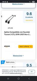 Barre yundai Tucson 2020