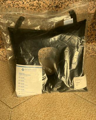 Cuscino anti piaghe con foro centrale in fibra cav