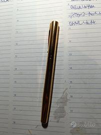 stilografica water man placcato oro pennino oro 75