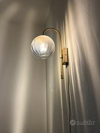 Lampada vetro sfera