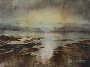 Acquerello. "Imbrunire"