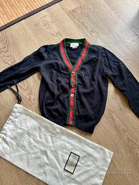 Gucci maglione cardigan bimbo 6/7 anni