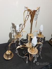 Lampadario in cristallo swarovski