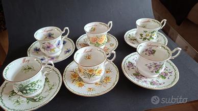 Tazze da tè Queen's Fine Bone China - Collezione