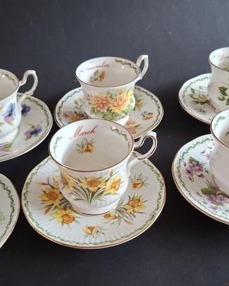 Tazze da tè Queen's Fine Bone China - Collezione