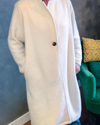 Cappotto bianco da donna