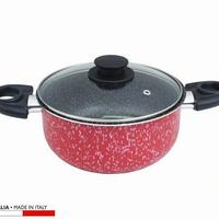 Casseruola cm20 incluso coperchio vetro