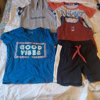 set estivo bambino 3/4 anni