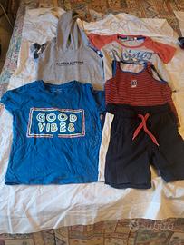 set estivo bambino 3/4 anni