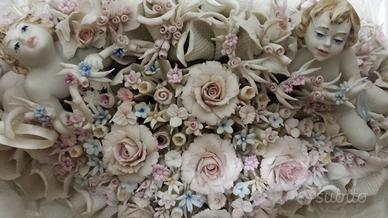 Acquasantiera CAPODIMONTE Originale