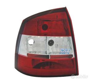 FANALI OPEL ASTRA G 3P 5P 97-04 ROSSO BIANCO