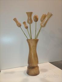 composizione di fiori in vaso 