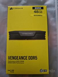 RAM Corsair Vengeance DDR5 48GB (2×24GB) 6000MHz