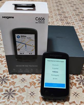 Magene C606 con cover e staffa