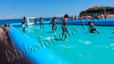 Gioco gonfiabili Sportivo Calcio Saponato ad Acqua