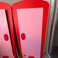 armadi IKEA linea mammut  rosa/rosso