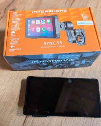 Car Play/Android Auto Interphone Ridesync 55