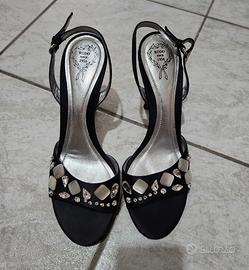 Sandali Décolleté donna nero RODO tacco 9 cm