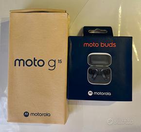Smartphone Motorola G15 8/256GB + auric. bluetooth