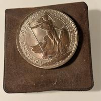 Moneta d’argento Britannia 2 sterline