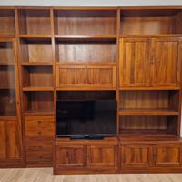 Parete Soggiorno in Legno Massello