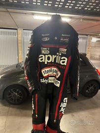 Tuta moto aprilia personalizzata