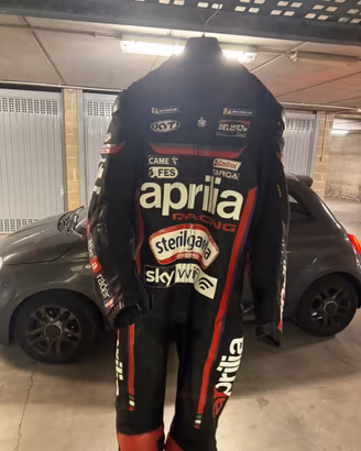 Tuta moto aprilia personalizzata