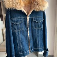 Giacca  Pelliccia Denim
