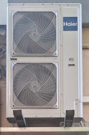 Impianto di climatizzazione con ricircolo.